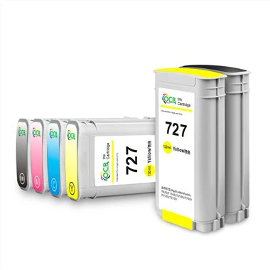 130ml 727 yhteensopivat mustekasetit HP Designjet T920 T1500 T2500 T930 T1530 T2530