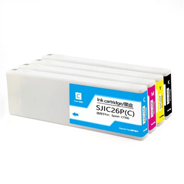 SJIC26P-yhteensopiva mustepatruuna Epson ColorWorks C7500 -tulostimelle