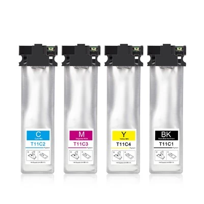 T11C1-T11C4 mustepussi sirulla Epson WorkForce Pro WF-C5890DWF WF-C5390DWF tulostimelle