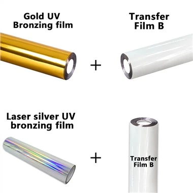 UV Sliver Gold Bronzing Film UV-tulostimelle